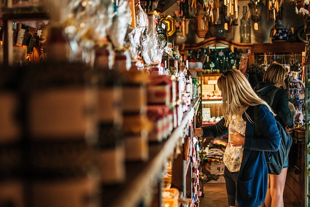 Different kinds of stores in Amsterdam